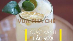 công thức trà quất lắc sữa