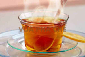 Trà đào cam sả nóng