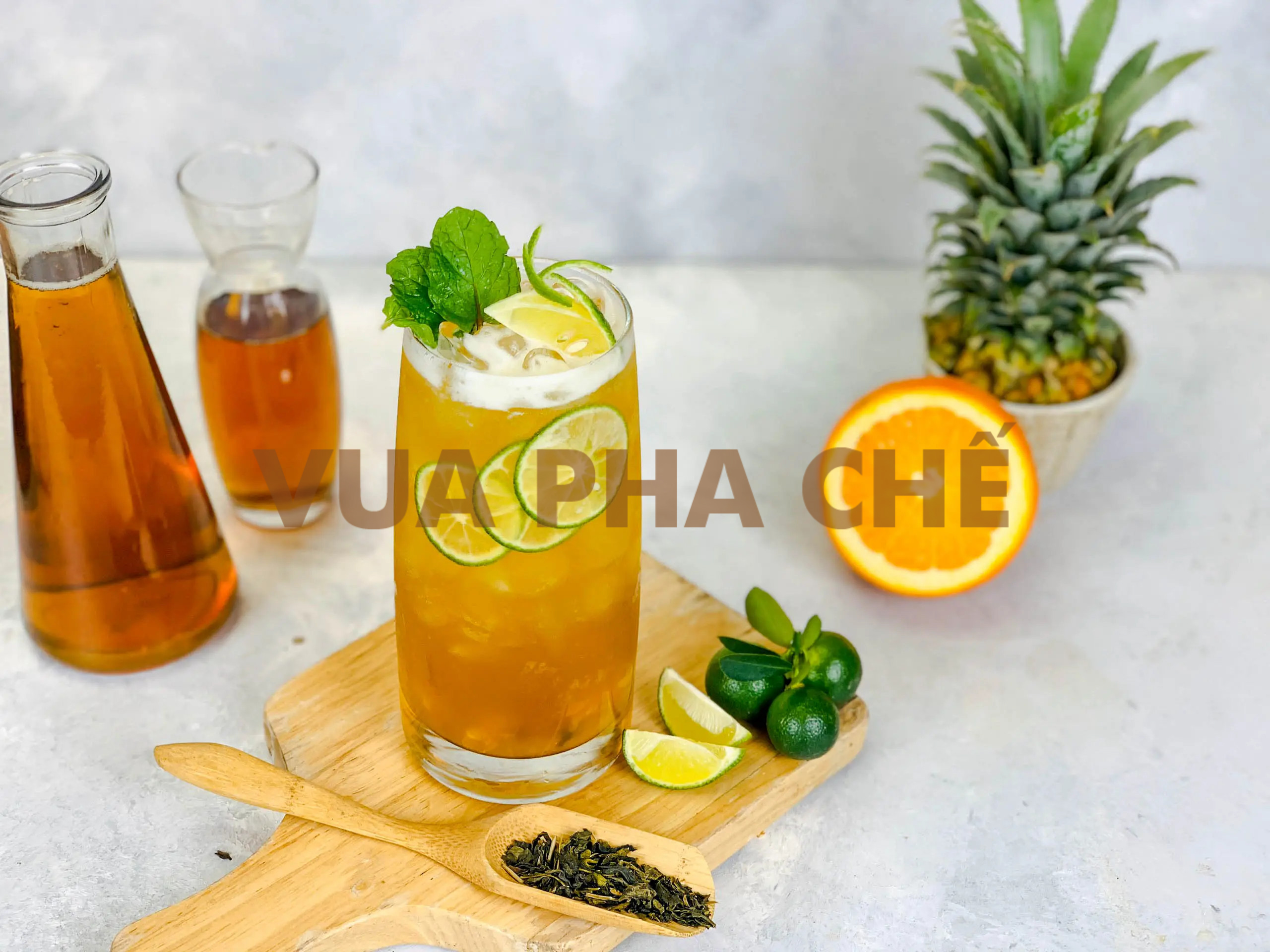 công thức pha trà quất