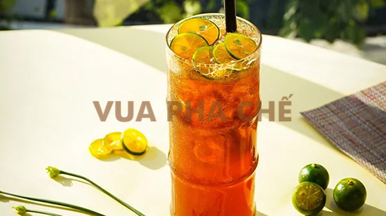 trà quất quế mật ong cách pha
